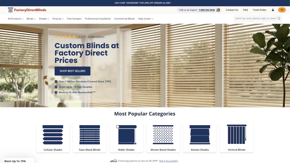 Software Engineer, Consultant - Factory Direct Blinds